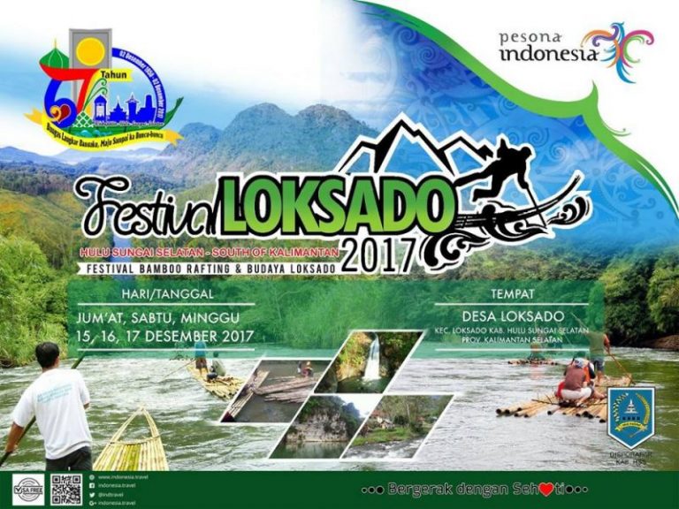 Festival Bamboo Rafting dan Budaya Loksado 2017