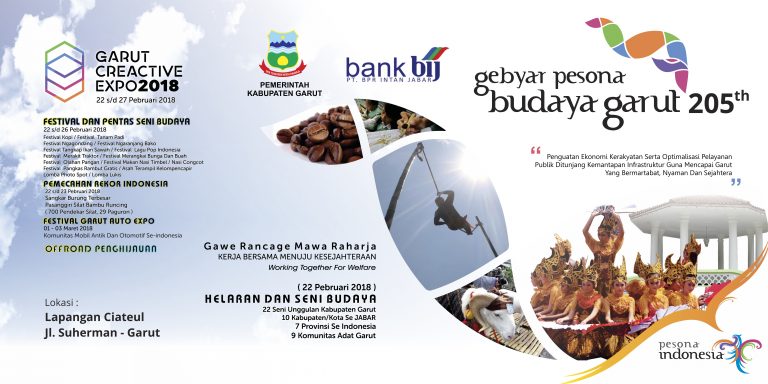 Gebyar Pesona Budaya Garut 2018: “Gawe Rancage Mawa Raharja”