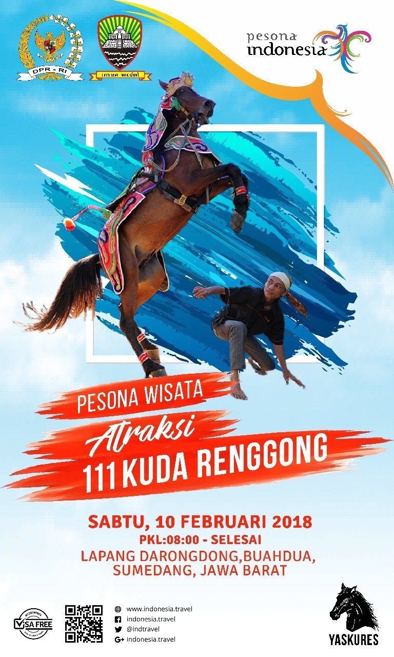 Atraksi 111 Kuda Renggong di Sumedang