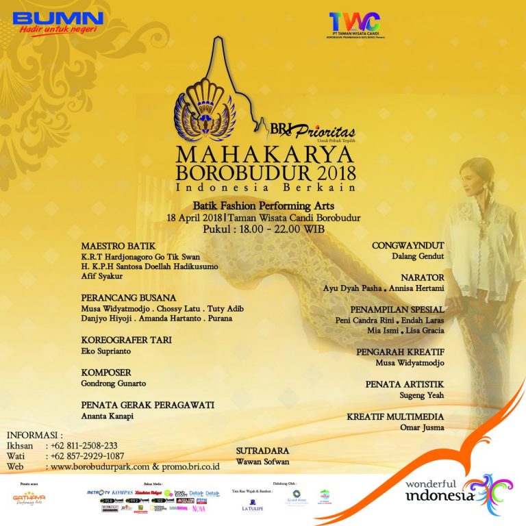 Mahakarya Borobudur 2018: “Indonesia Berkain”