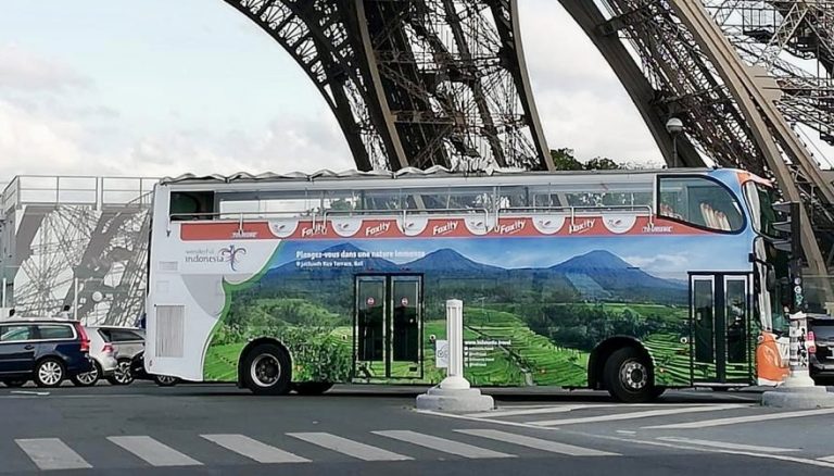 Wonderful Indonesia Hiasi 4 Open Great Bus di Piala Dunia Wanita 2019